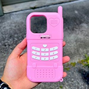 Barbie phone pink iPhone 13 Pro phone case